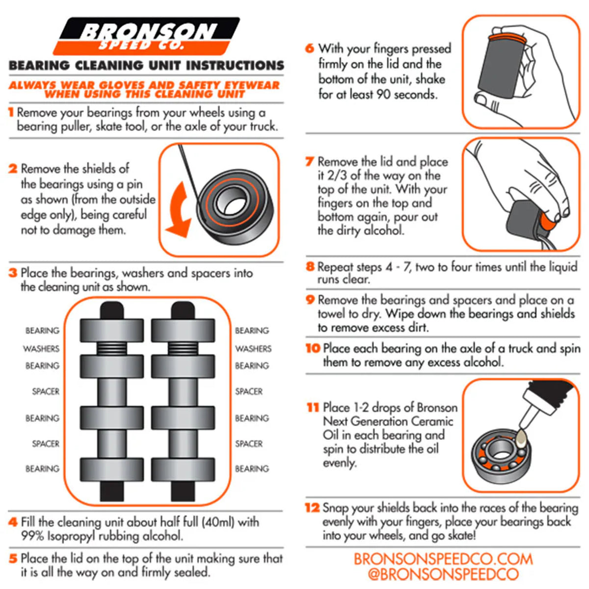 Bearing Cleaning Case - Bronson Speed Co.