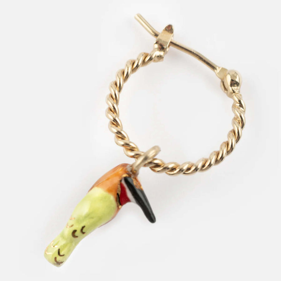 African Bee-eater mini hoop - Nach Bijoux