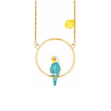 Blue & lemon parakeet - Nach Bijoux