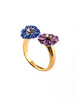 Blue & Purple Thistles FaceToFace  - Nach Bijoux
