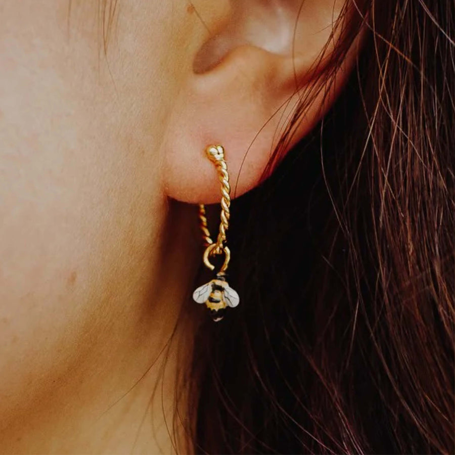 Bee mini hoop - Nach Bijoux