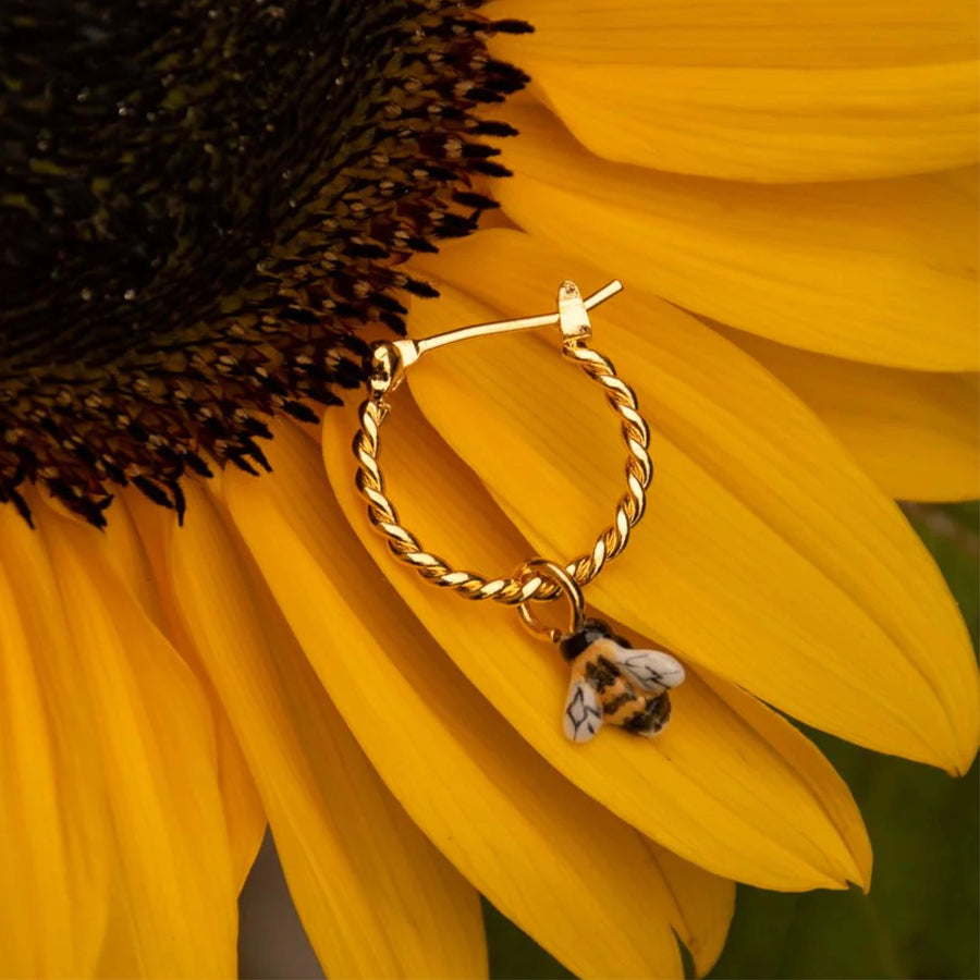 Bee mini hoop - Nach Bijoux