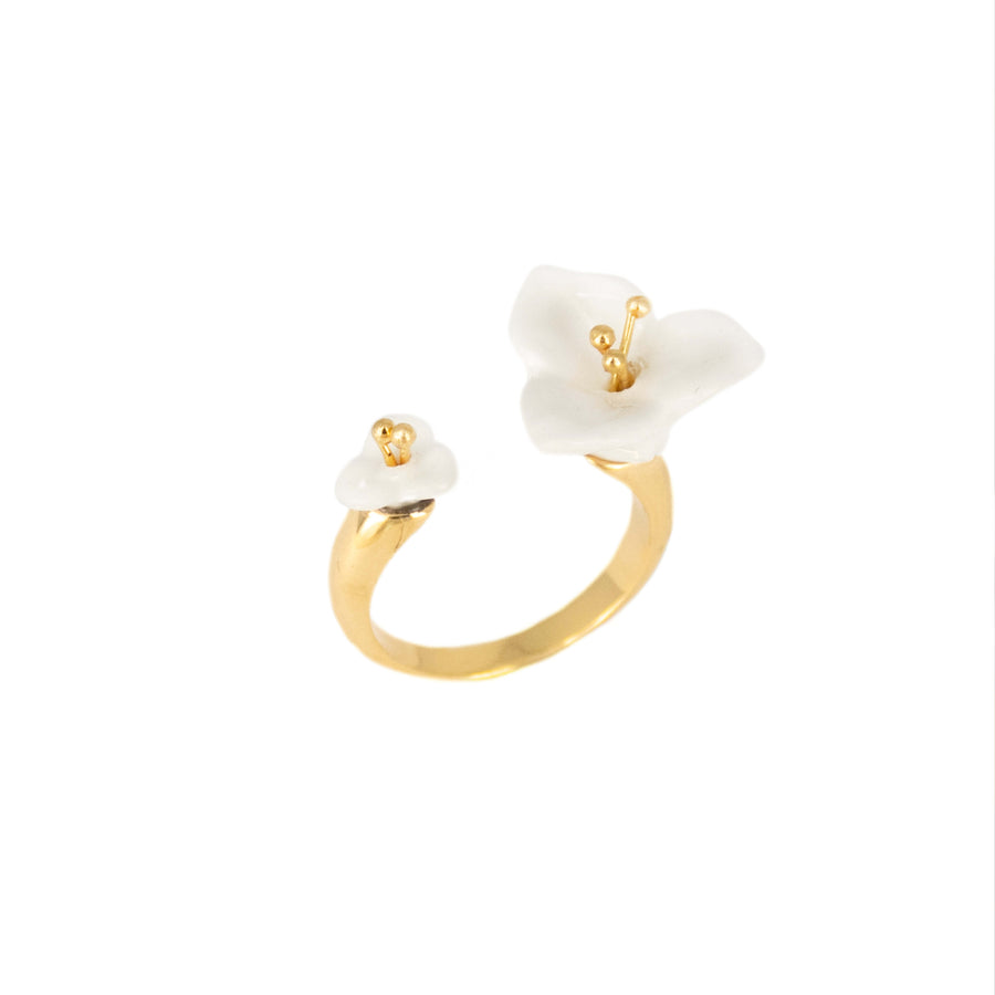 White bougainvillea FaceToFace  - Nach Bijoux