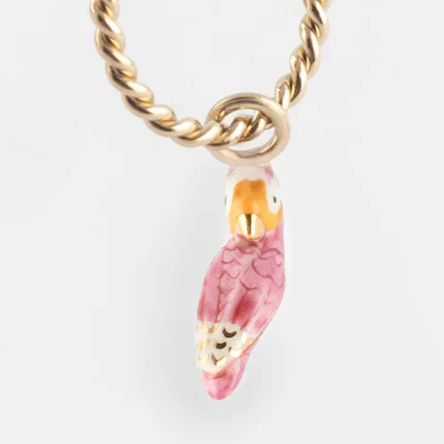 Pink cockatoo mini hoop - Nach Bijoux