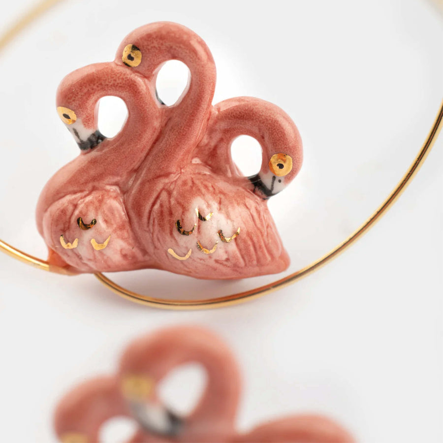 Flamingos hoops - Nach Bijoux