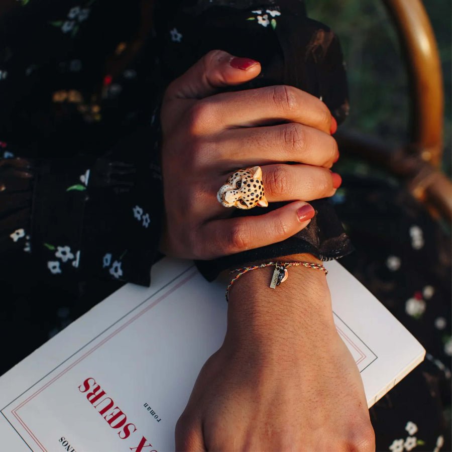 Leopard hammered - Nach Bijoux