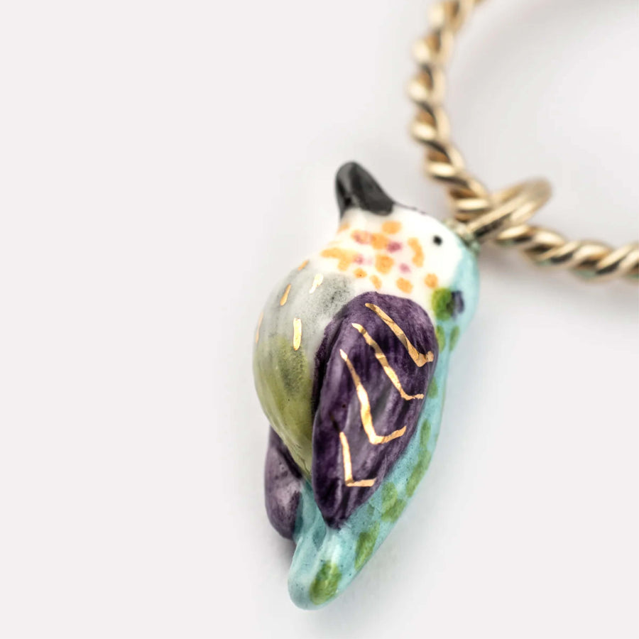 Anna's Hummingbird mini hoop - Nach Bijoux