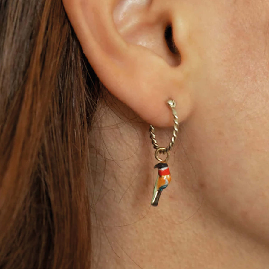 African Bee-eater mini hoop - Nach Bijoux
