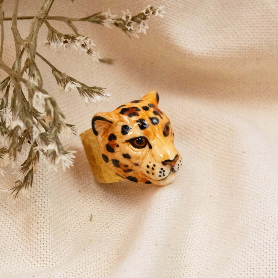 Leopard hammered - Nach Bijoux