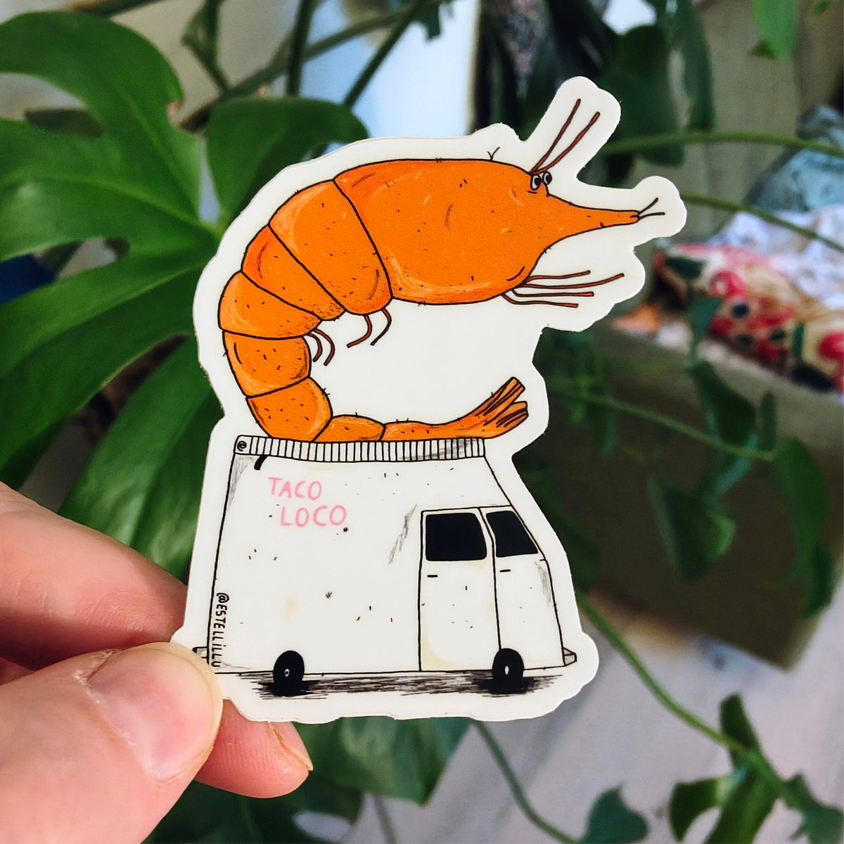 Shrimp Taco - Límmiði