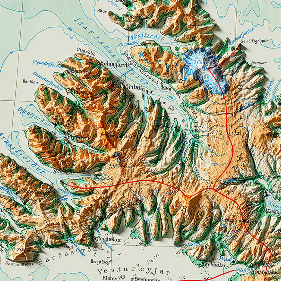 Íslandskort - Maps of Iceland