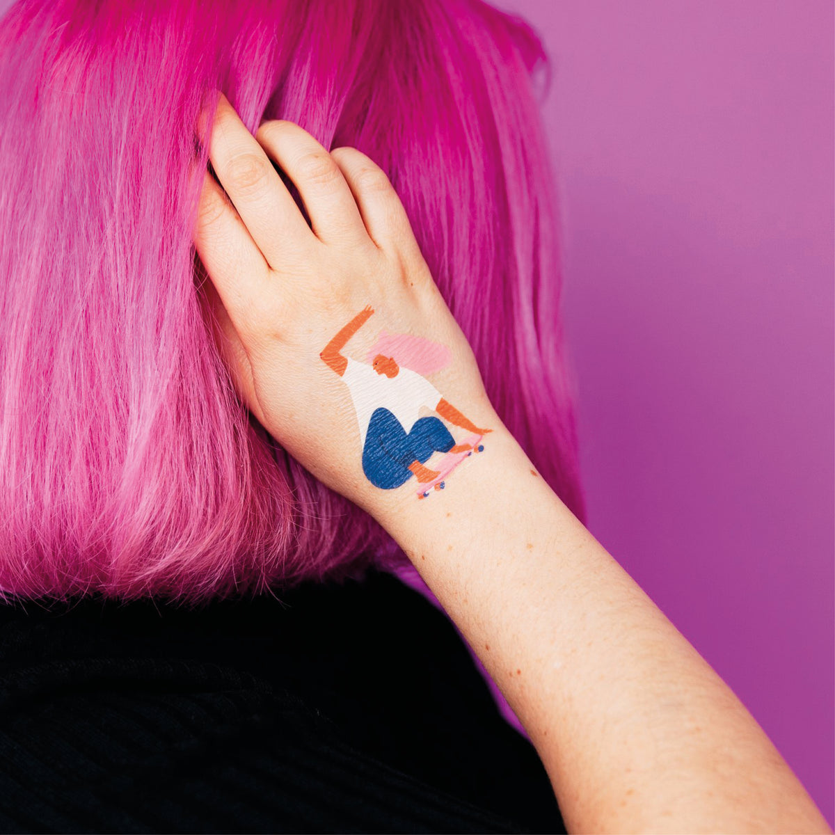 Skater Girl - Tattly