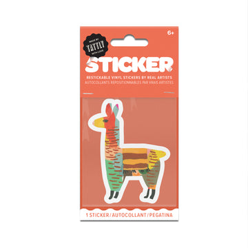 Llama - Tattly Sticker